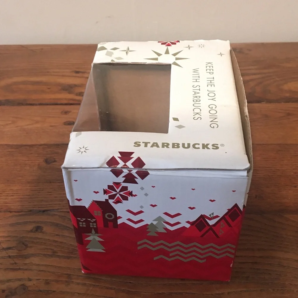 Starbucks Siren Mermaid Holiday Christmas Mug 2013 NIB Brand New Retired NIB